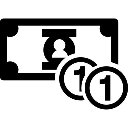 Money Bill And Coins Icons Free Download