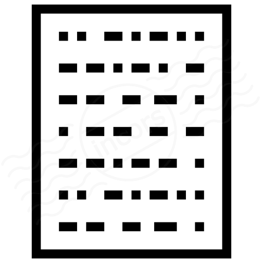 Iconexperience I Collection Text Binary Icon