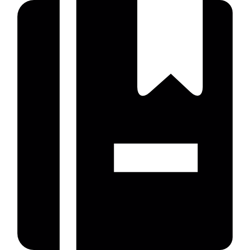 Book Or Binder With Bookmark Icons Free Download