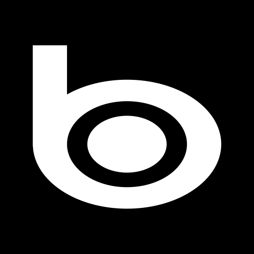Bing Glyph Black Icon