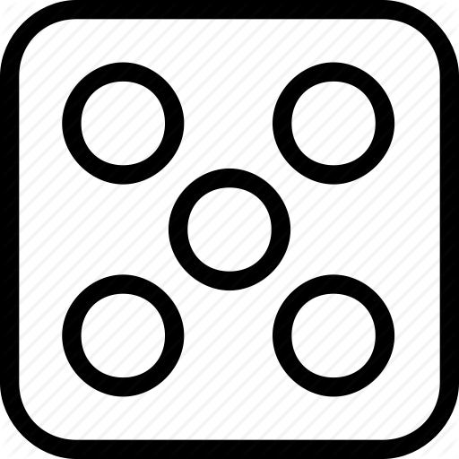 Bingo, Dice, Five, Game Icon