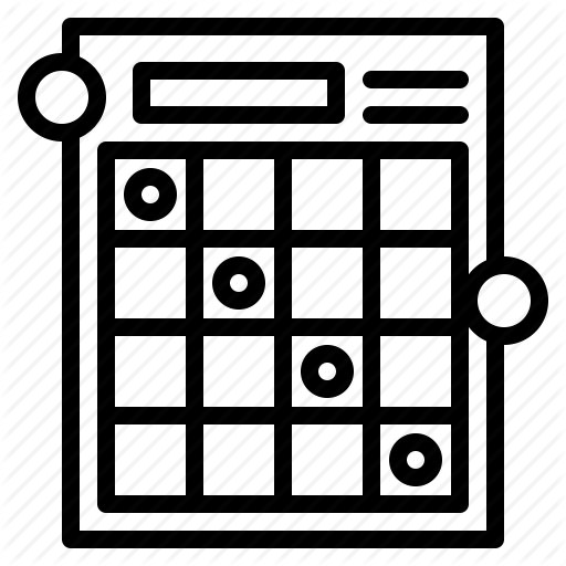 Bingo, Games, Numbers, Play Icon