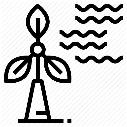 Eco, Environment, Green, Power, Turbine, Wind Icon
