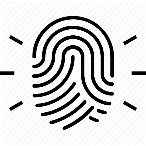 Biometric, Fingerprint, Identity, Originality, Sensor Icon