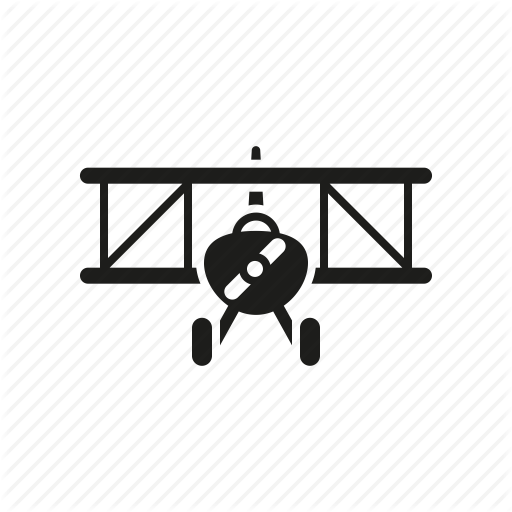 Aircraft, Airplane, Biplane, Children, Plane, Toy Icon