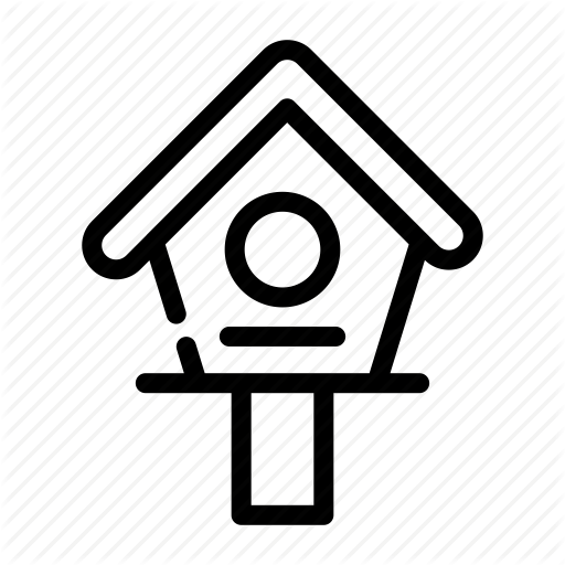 Bird House, Bird Nest, Farm, Flower, Garden, Nature, Plant Icon