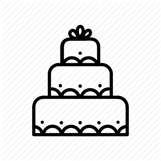 Birthday, Cake, Dessert, Doodles, Flowers, Food, Wedding Icon