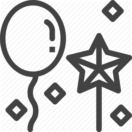 Balloon, Birthday, Decoration, Party Icon