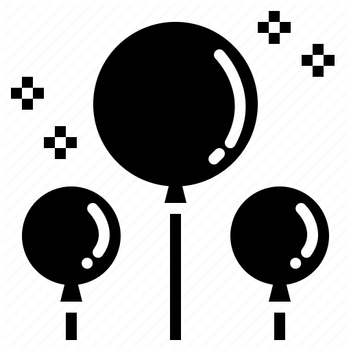 Balloons, Birthday, Celebration, Party Icon