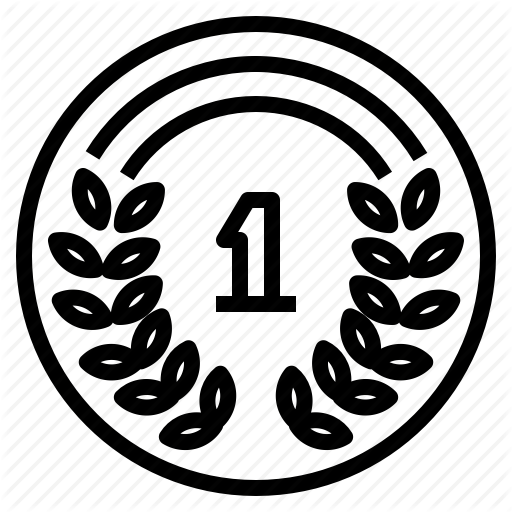 Gold, Medal, One, Winner Icon