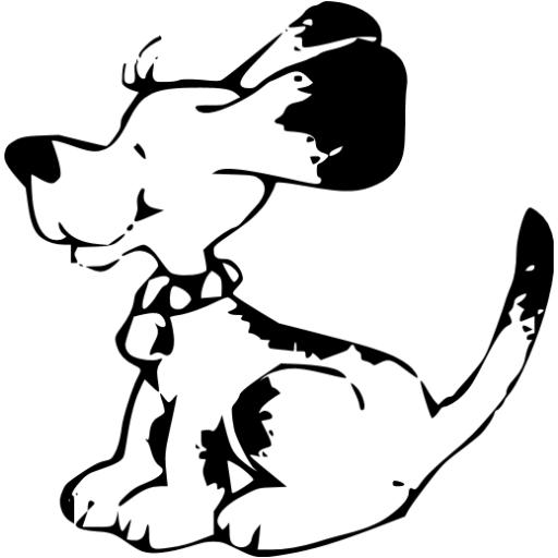 Black Dog Icon