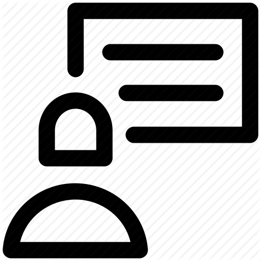 Black Board, Board, Chart, Email, Female, User Icon