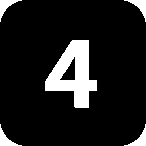 Numbers Black Icon Windows Iconset