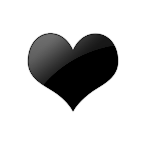 Social Media Favorites Black Icon