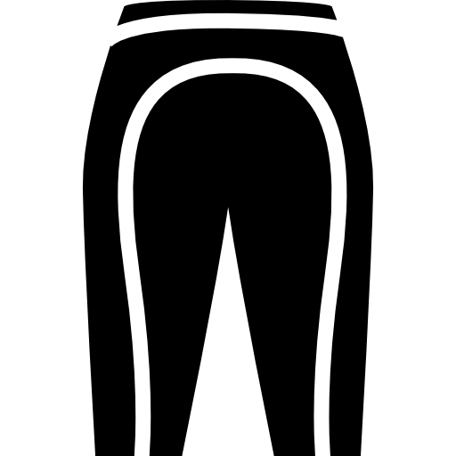 Sports Clothes Black Icon