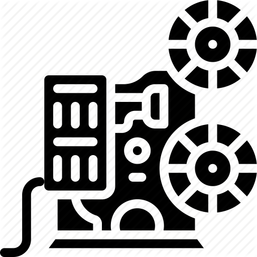 Entertainment, Film, Movie, Projector Icon