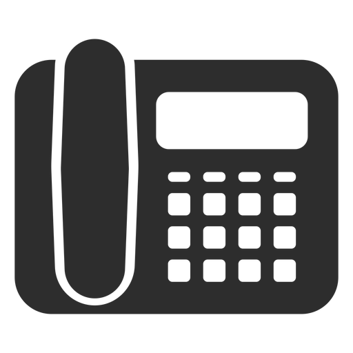 Desk Phone Black Icon