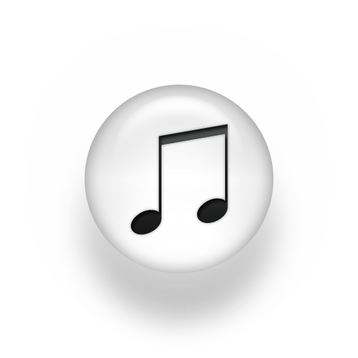 Red And White Music Icon Images