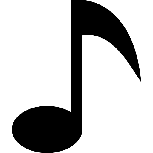 Music Note Black Symbol Icons Free Download