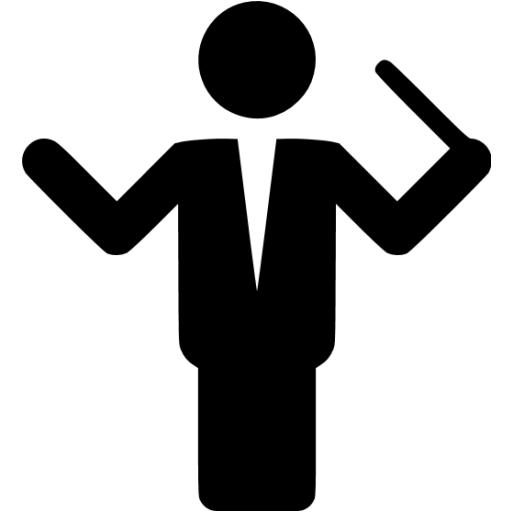Black Music Conduktor Icon