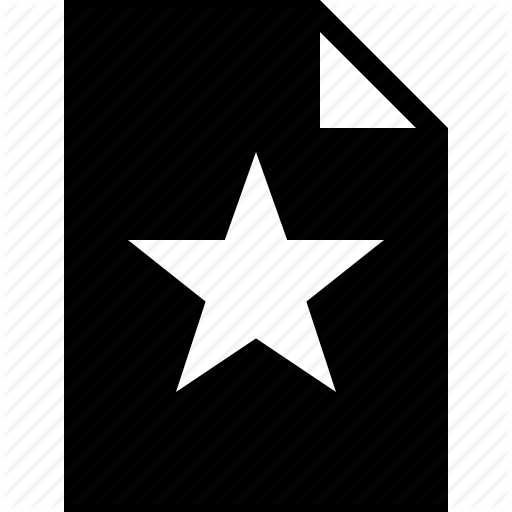 Document, Favorite, File, Star Icon