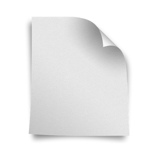 Page, Blank Icon