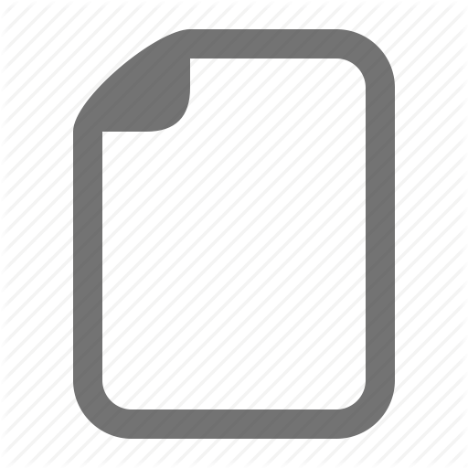 Blank, Document, Empty, File, Page, Paper, Sheet Icon