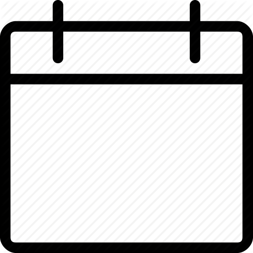 Blank, Calendar, Date, Day, Month Icon