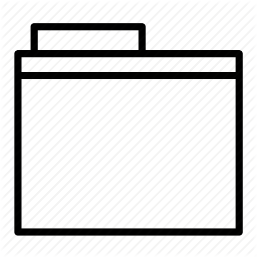 Blank, Document, Folder Icon