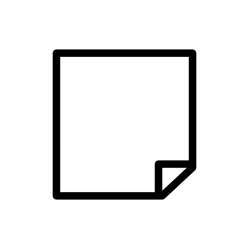 Note Blank Paper With One Folded Corner Free Vector Icons Designed