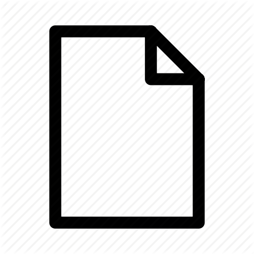 Blank, Document, Empty, File, Test Icon