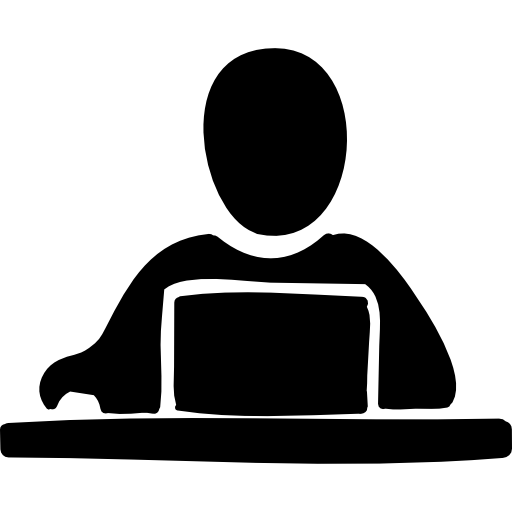 Man With Laptop Icons Free Download