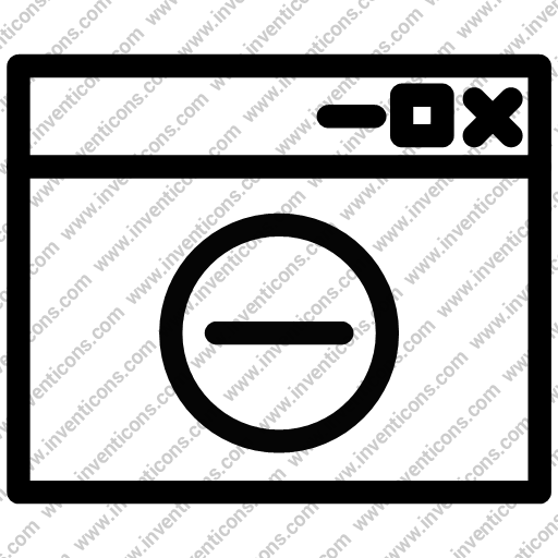Download Application,page,site,web,window,block Icon Inventicons