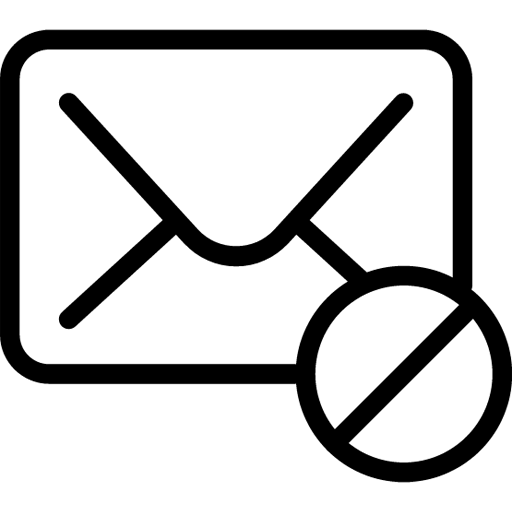 Mail Block Icon