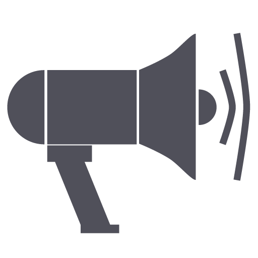 Blogger, Speaker, Blog, Post, Megaphone Icon
