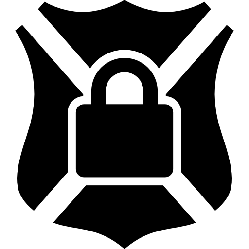 Shield Symbol With Lock Icons Free Download