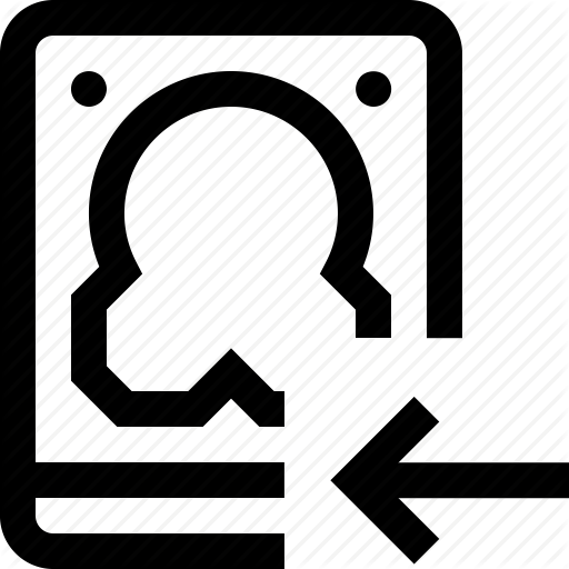 Arrow, Disk, Drive, Hard, Hdd, Left Icon