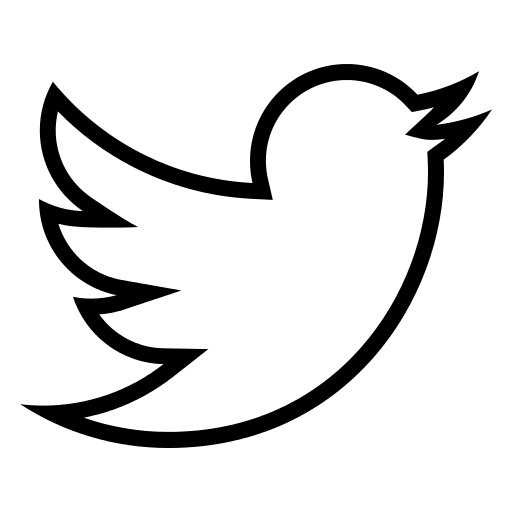 Twitter Bird Outline Logo Png Images