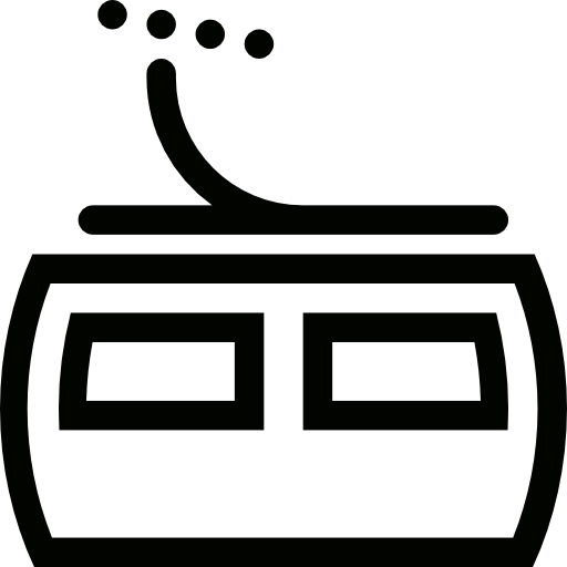 Cable, Car Icon Free Of Mountans