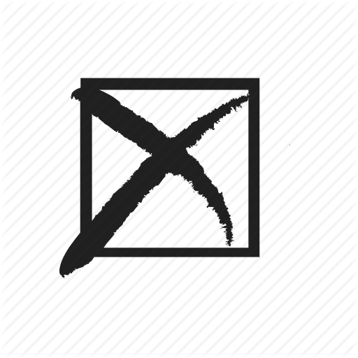 Check, Cross, Mark, Tick, Vote, Voting Icon