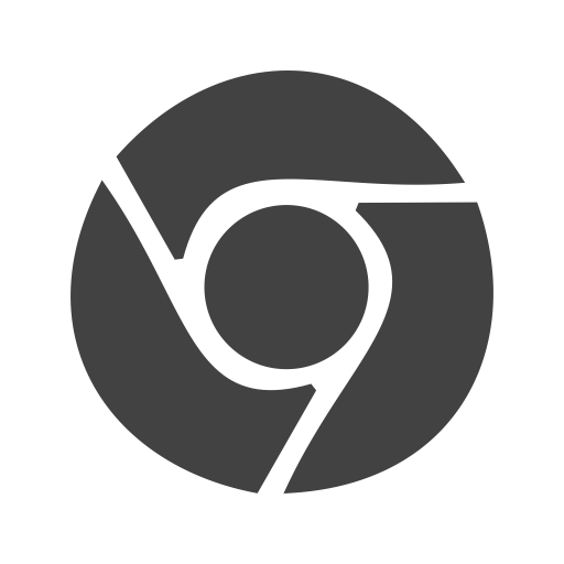 Social Media Chrome Glyph Icon