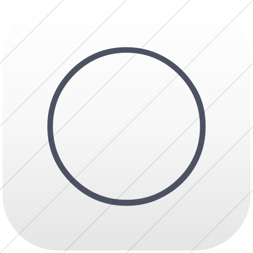 Flat Rounded Square Blue Gray On White Gradient