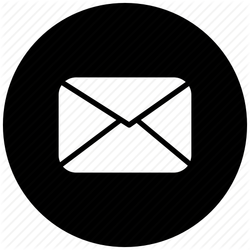 Blue, Circle, Email, Letter, Mail, Message Icon