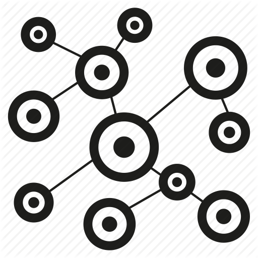 Connection, Dot, Link, Network Icon