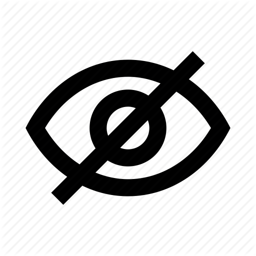 Blind, Eye, Off, See, View, Vision, Watch Icon