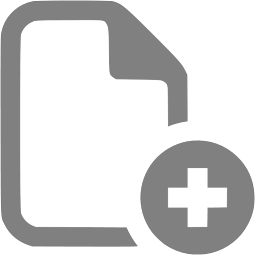 Gray Add Icon