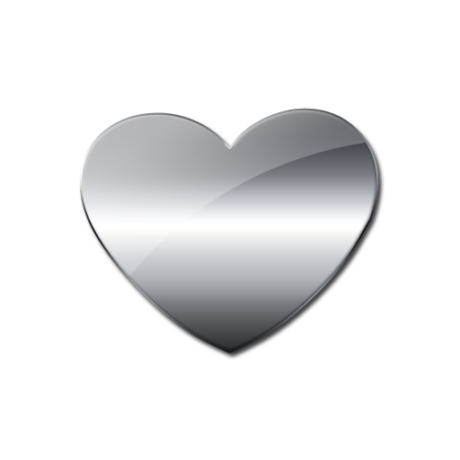 Clipart Silver Heart Collection