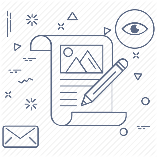 Article, Blog, Content, Copy, Email, Eye Icon