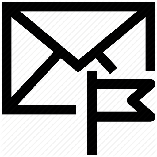 Email, Envelope, Flag, Letter, Mail, Message Icon