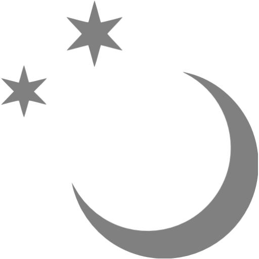 Gray Moon Icon